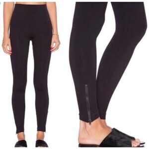 Spanx ankle zipper seamless legging Black Sz M